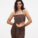 Coffee Lumo Avonlea Crop Top