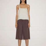 Button Strap Top - Pastel Pistachio