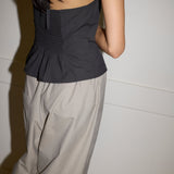 Waist Halter - Black Stripe