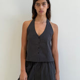 Waist Halter - Black Stripe
