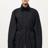 Paper Taffeta Parka - Black