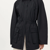 Paper Taffeta Parka - Black