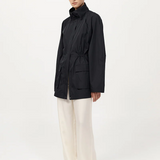 Paper Taffeta Parka - Black