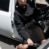 Paper Taffeta Parka - Black