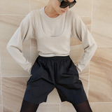 Paper Taffeta Short - Black