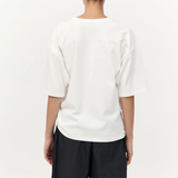 Organic Cotton Match Tee - Off White