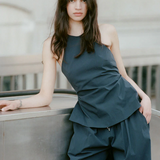 Everyday Drawstring Pants - Dark Ink
