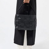 Woven Mini Tote - Black