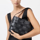 Woven Mini Tote - Black