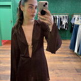 Lumiere O-Kaftan - Chocolate