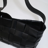 Woven Mini Tote - Black