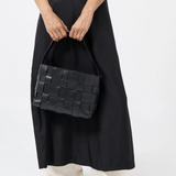 Woven Mini Tote - Black