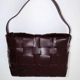 Woven Mini Tote - Plum