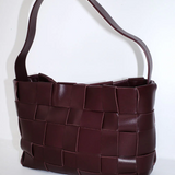 Woven Mini Tote - Plum