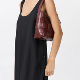 Woven Mini Tote - Plum