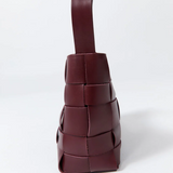 Woven Mini Tote - Plum