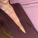 Lumiere O-Long Kaftan - Chocolate