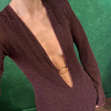 Lumiere O-Long Kaftan - Chocolate