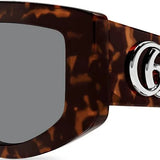 GG1950S003 Shield Sunglasses - Havana
