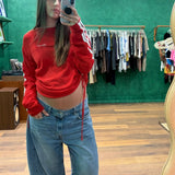 Downtown Mesh Jersey - Poppy