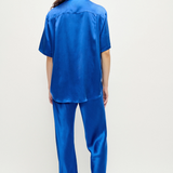 Bias Cut Pants - Wedgwood