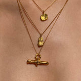 Pepita Necklace -  22k Gold Plated