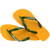 Women's Brazil Logo Flip Flops - Yellow Pop