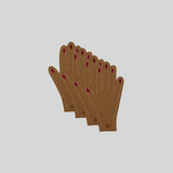 Hand Cocktail Napkins - 4 piece