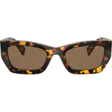 0MU09WS Sunglasses - Honey Havana/Dark Brown