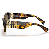 0MU09WS Sunglasses - Honey Havana/Dark Brown