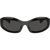 0MU14ZS Sunglasses - Black/Dark Grey