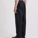 Dean One Tuck Pant - Black