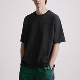 Varsity Relaxed Short Sleeve Tee - Black