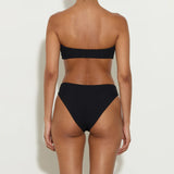 Jean Bikini M Crinkle - Black