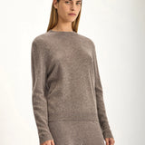 Bard Cashmere Sweater - Flannel Marle