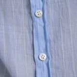 Beckett Shirt - Pinstripe in Chambray