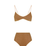 Lumiere Bra High Waisted - Toffee