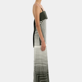 Leilana Slip Dress - Garden Stripe