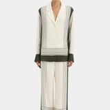 Leilana Tailored Pant - Garden Stripe