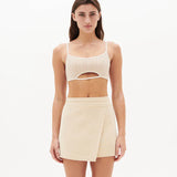 Elba Wool Bralet - Cream