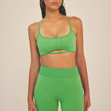 Elba Wool Bralet - Apple