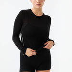 Essentials Long Sleeve Top in Black by Nagnata - lifestyle