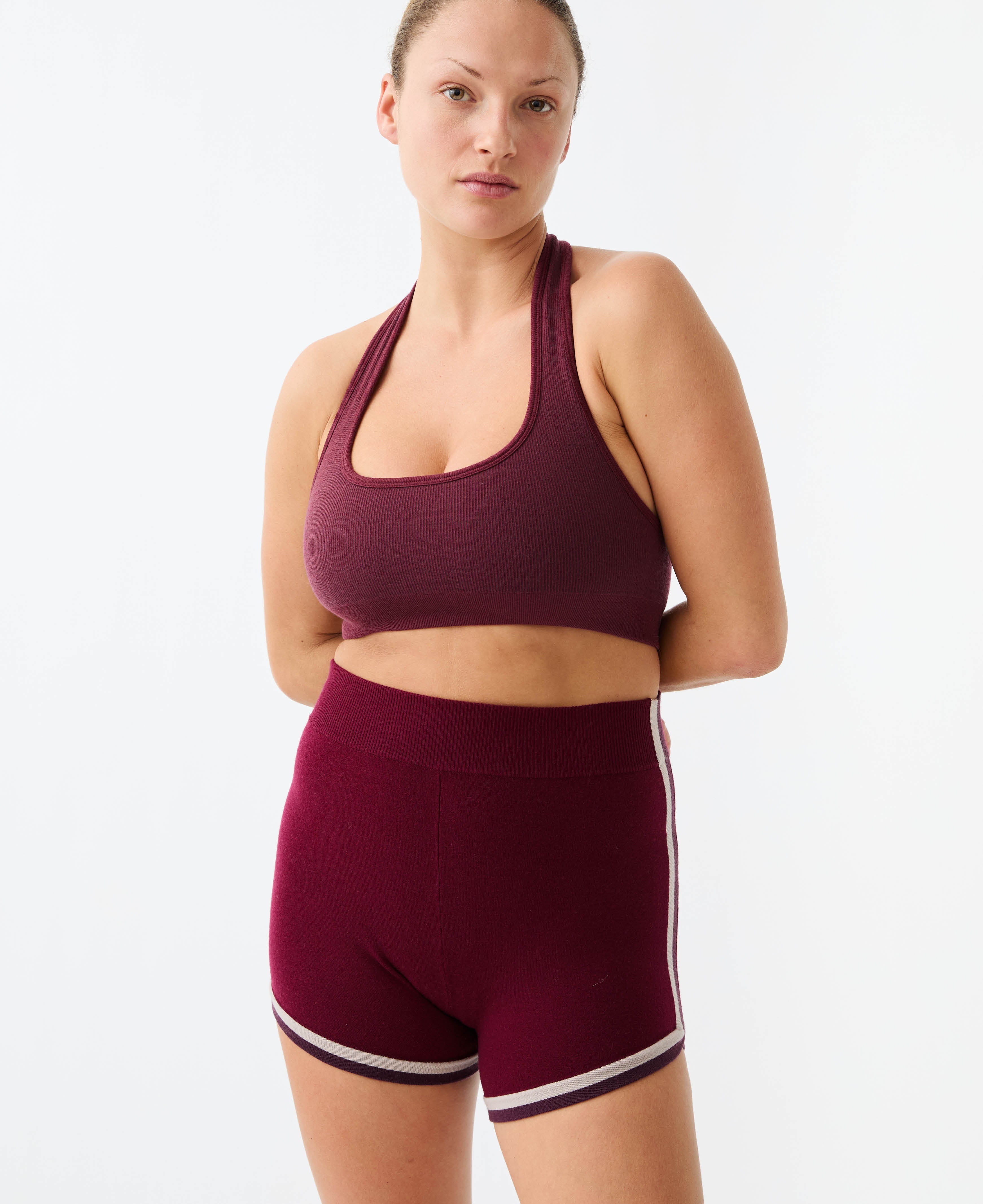 Retro Short 2.0 in Mulberry by Nagnata - lifestyle