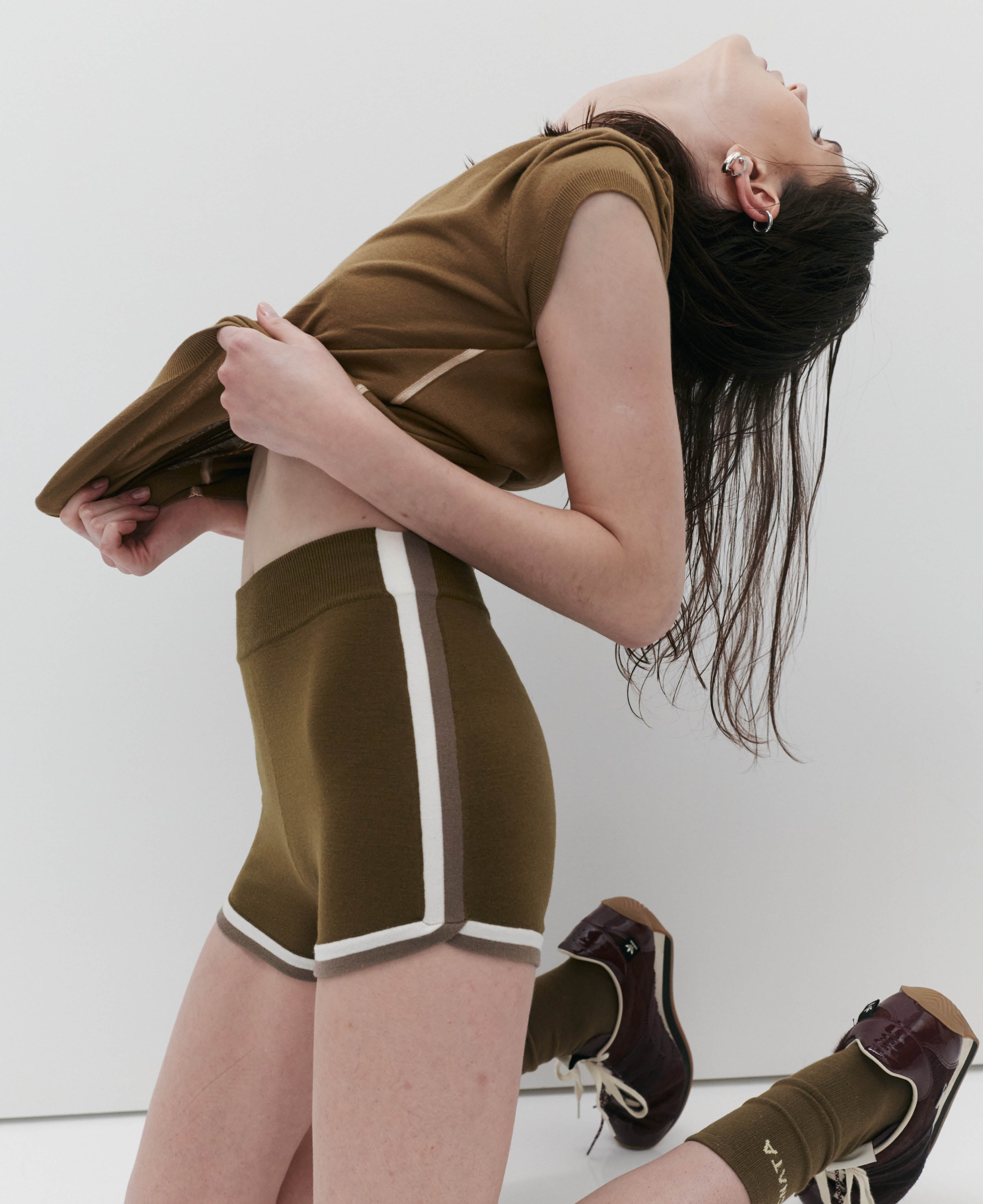 Retro Short 2.0 in Harvest by Nagnata - lifestyle