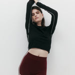 Retro Short 2.0 in Mulberry by Nagnata - lifestyle