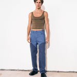Vegetable Dye Tapered Jean in Sora by Nagnata - lifestyle