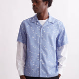 Canty Light Reflection Short Sleeve Shirt - Forever Blue