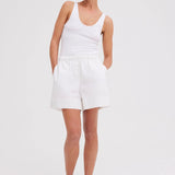 Mira Cotton Short - White