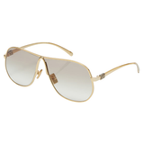 Miu Miu MU A56S Sunglasses - Gold Cear Gradient Brown