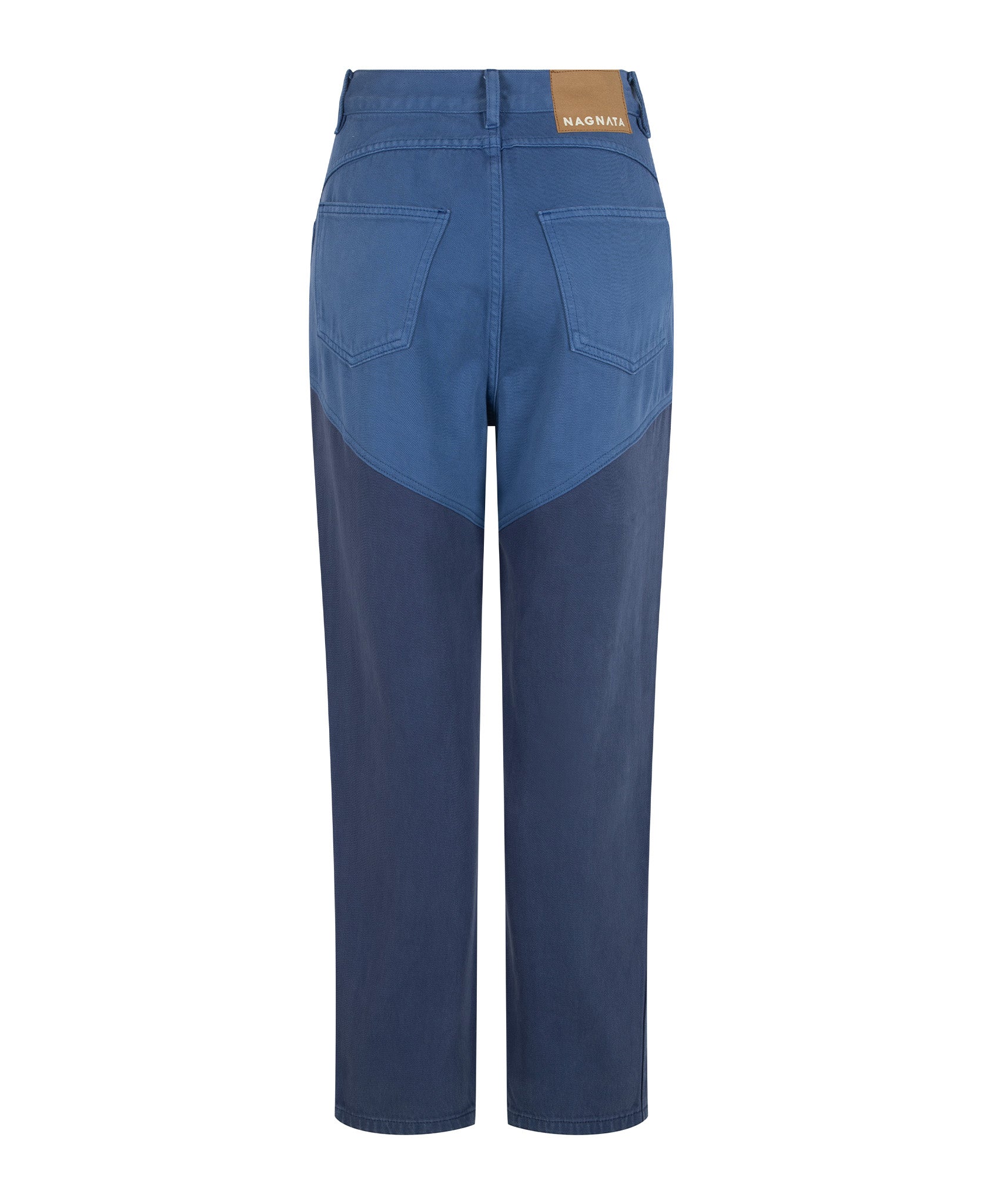 Vegetable Dye Tapered Jean in Sora by Nagnata - back
